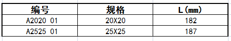 快插阀门尺寸表